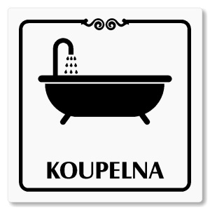 Koupelna, 148x148mm, bílá, Texas